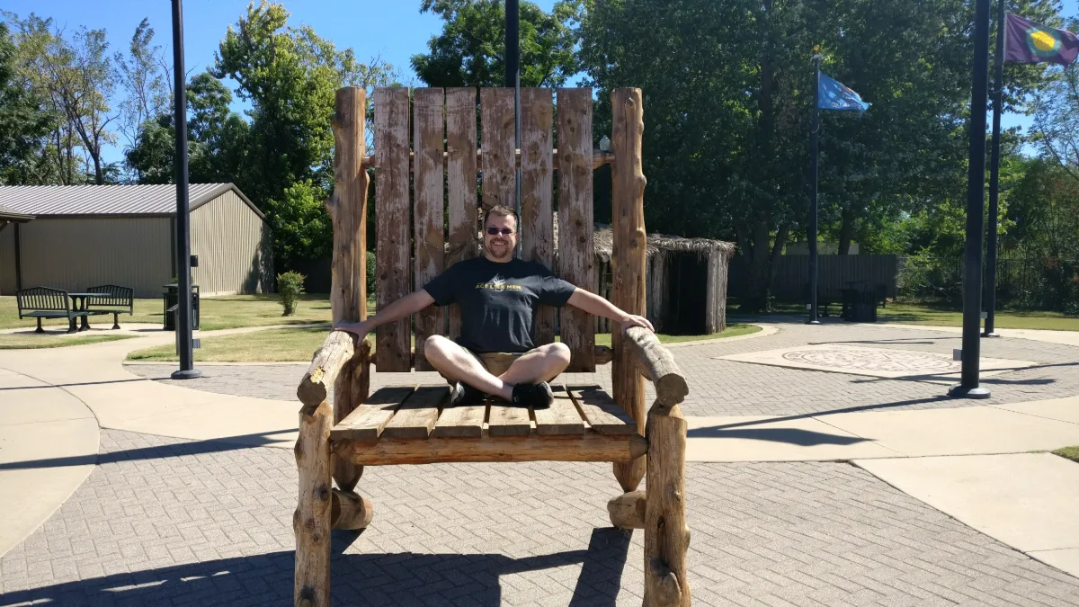Big Chair at Oklahoma Visitor Center