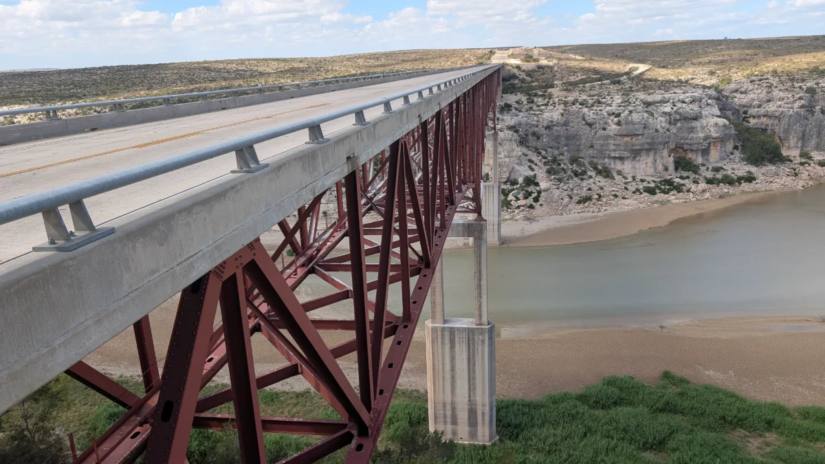 Pecos River Scenic Stop on Hwy 90